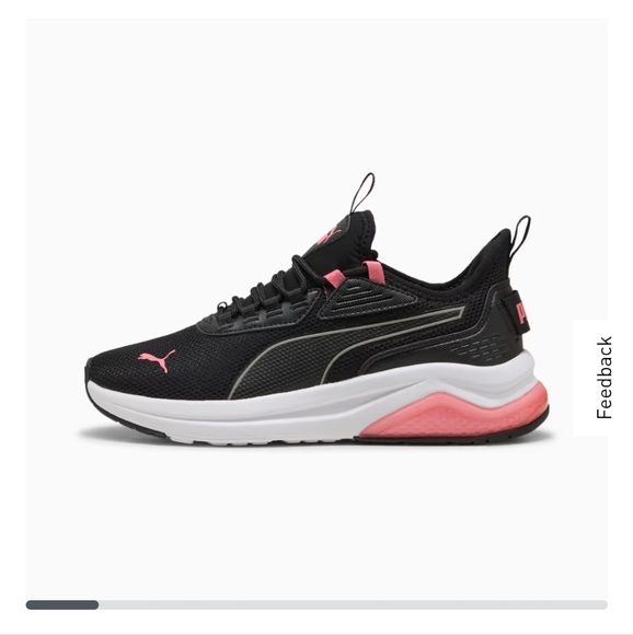 Puma Black and Pink Sneakers - Picture 1 of 4